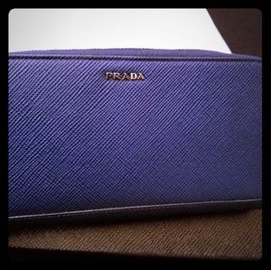 Prada leather wallet